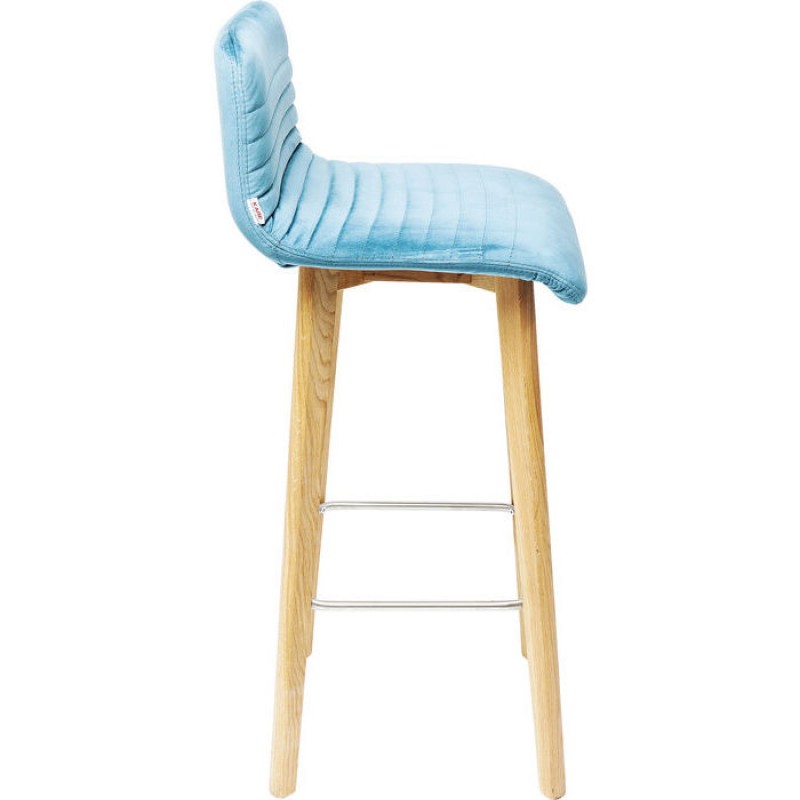 Bar Stool Lara Velvet Bluegreen